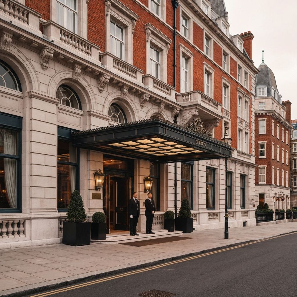 Claridge's in Mayfair, London, United Kingdom
