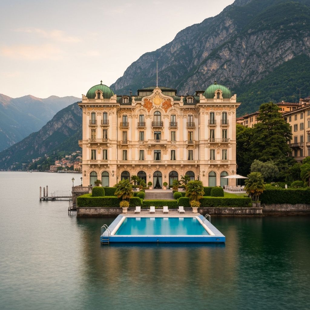 Grand Hotel Tremezzo in Tremezzo, Lake Como, Italy